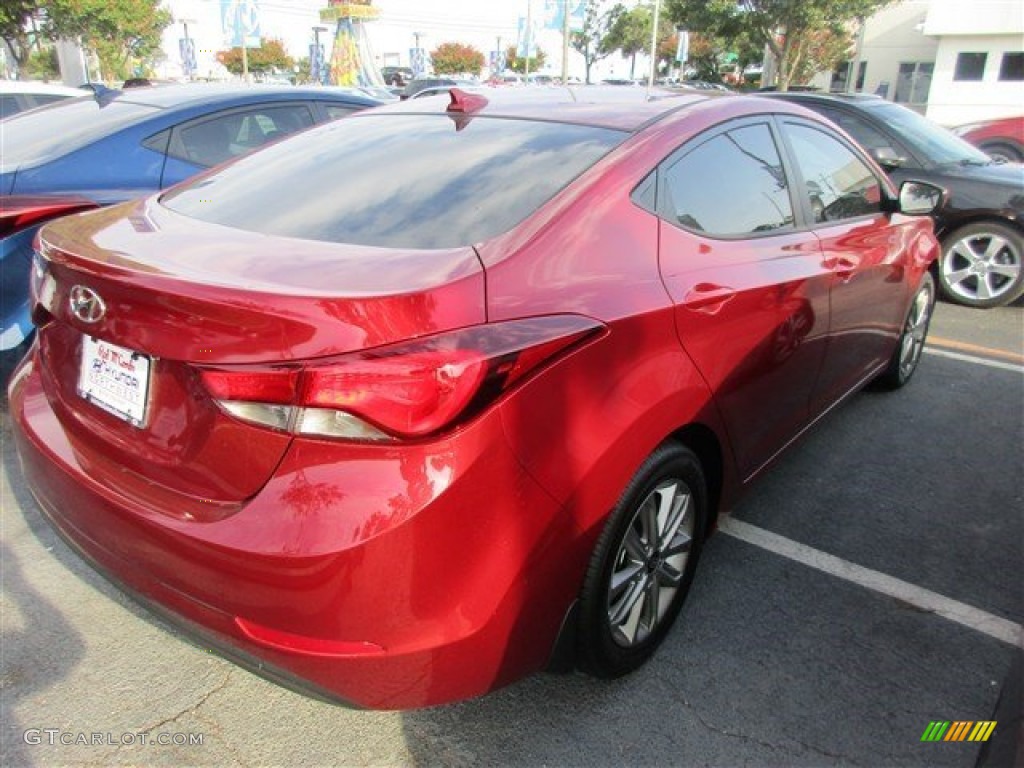 2016 Elantra SE - Red / Beige photo #6