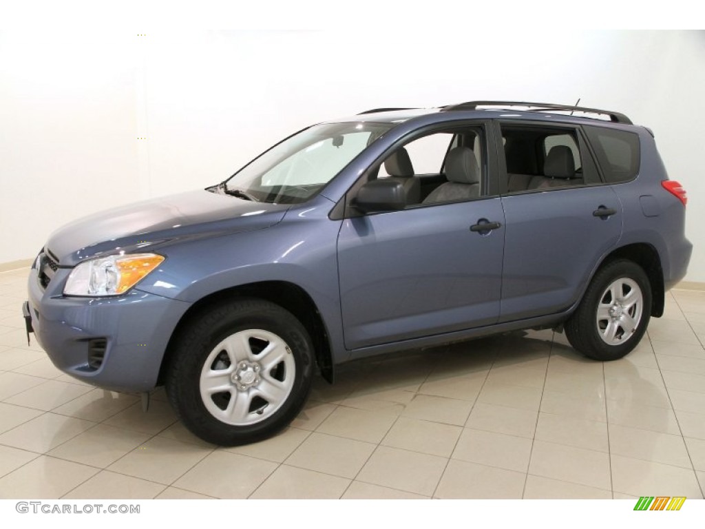 2012 RAV4 I4 4WD - Pacific Blue Metallic / Ash photo #3