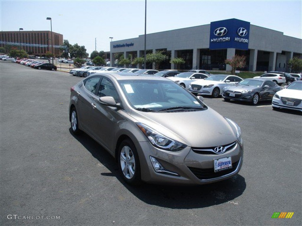 2016 Elantra Value Edition - Desert Bronze / Black photo #1