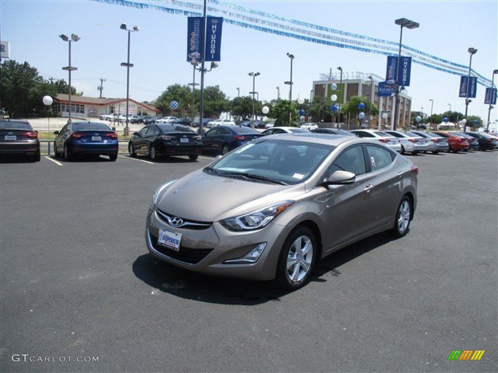 2016 Elantra Value Edition - Desert Bronze / Black photo #3