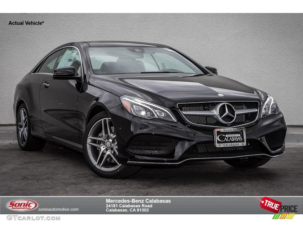 2016 E 550 Coupe - Black / Black photo #1
