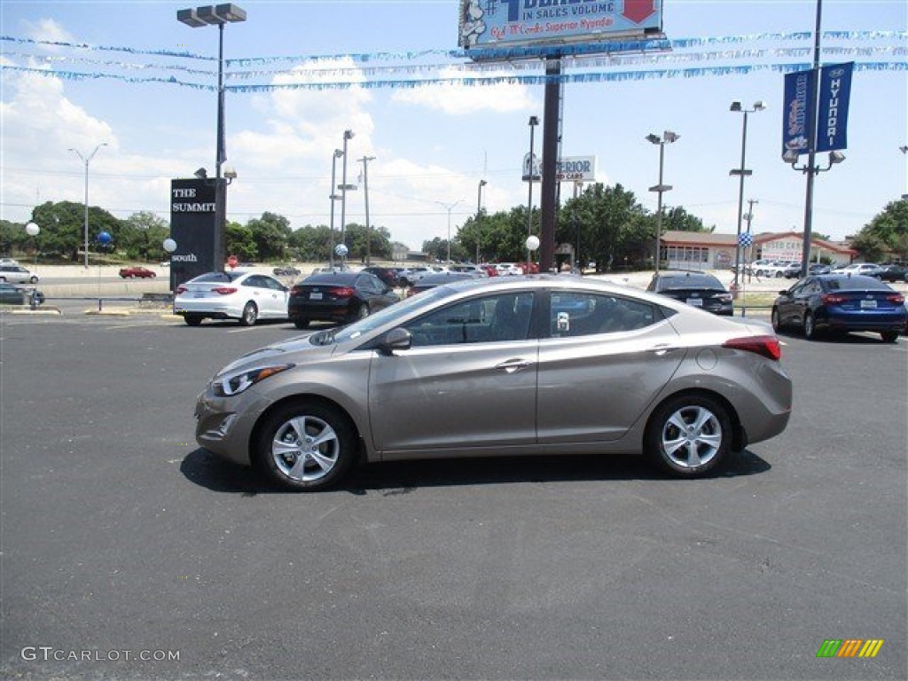 2016 Elantra Value Edition - Desert Bronze / Black photo #5