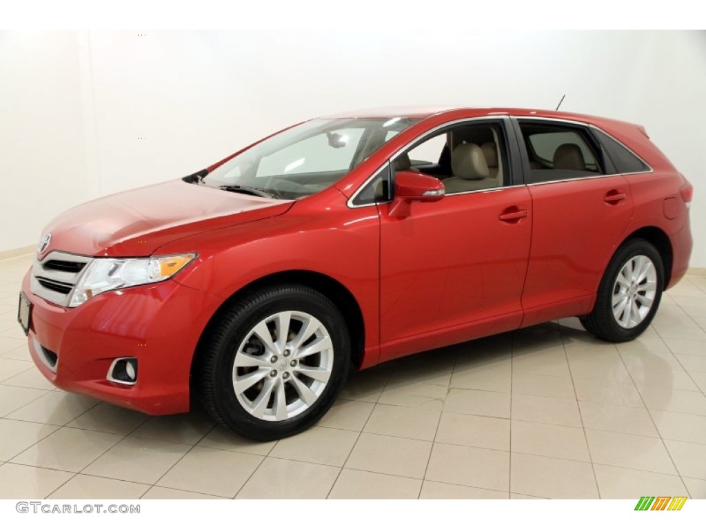 Barcelona Red Metallic 2013 Toyota Venza LE AWD Exterior Photo #106345070