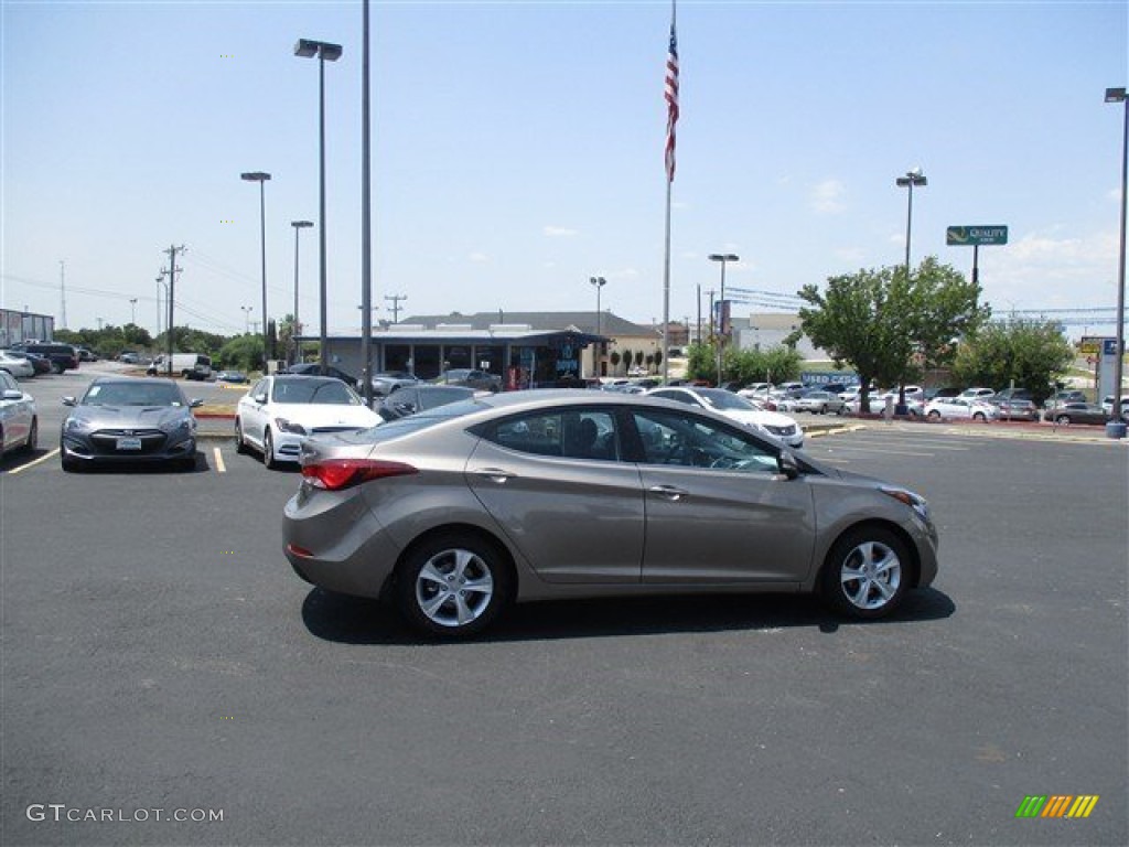 2016 Elantra Value Edition - Desert Bronze / Black photo #9