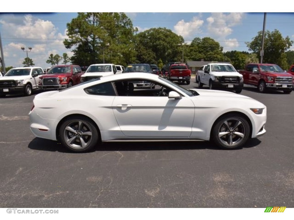 2015 Mustang V6 Coupe - Oxford White / Ebony photo #4