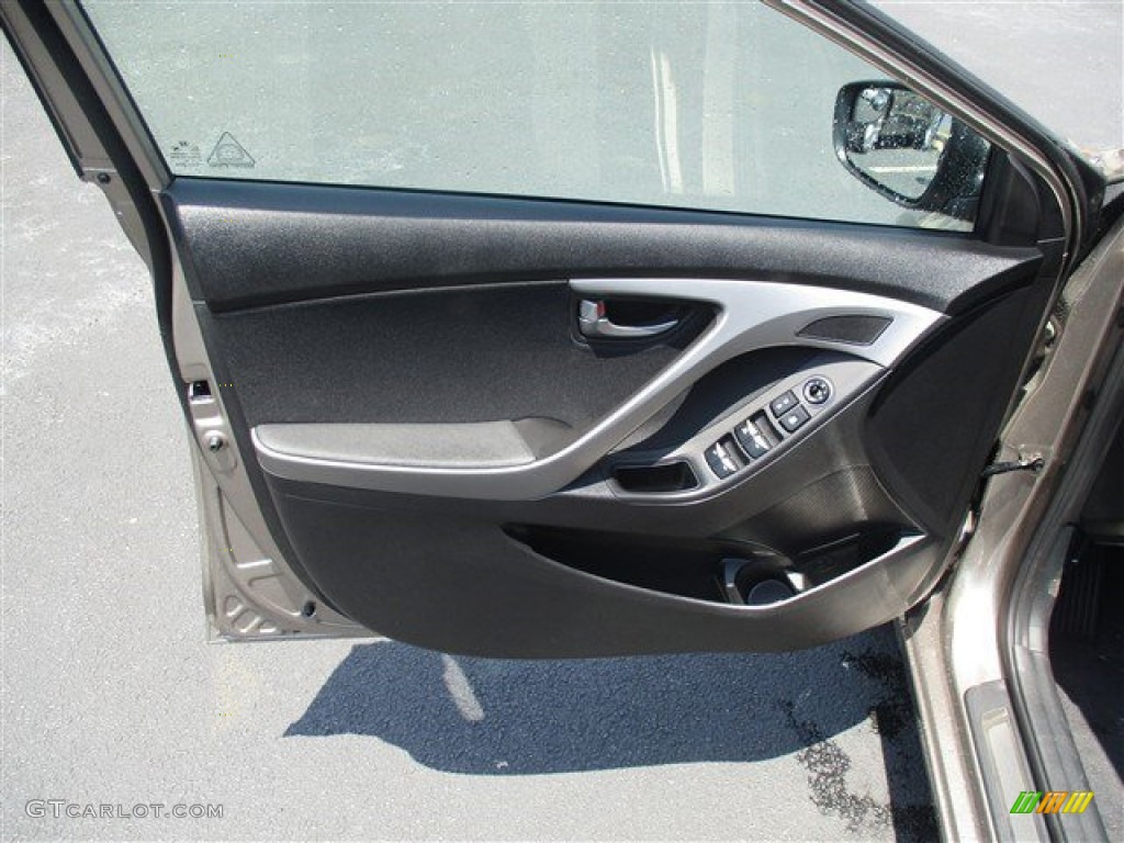 2016 Elantra Value Edition - Desert Bronze / Black photo #15