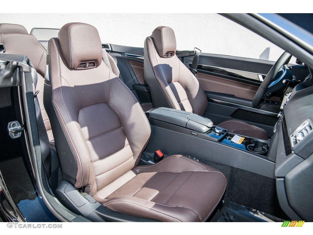 Chestnut Brown/Black Interior 2016 Mercedes-Benz E 400 Cabriolet Photo #106345538