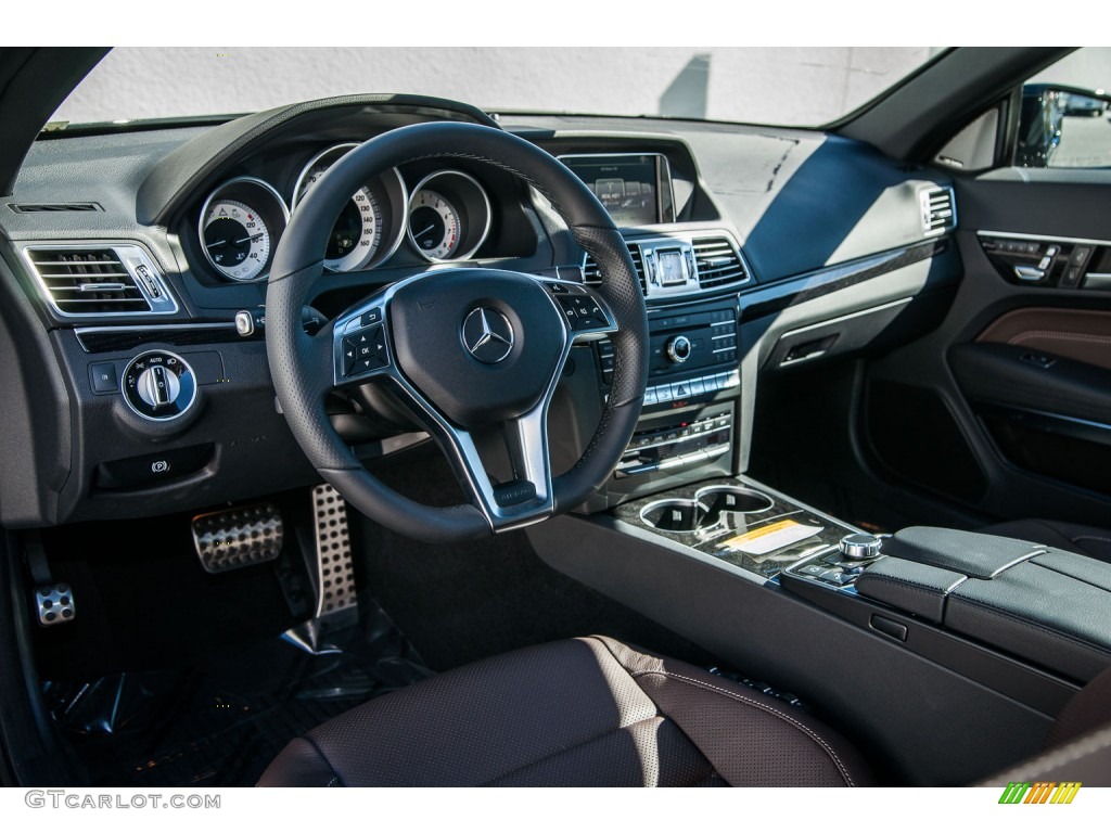 2016 E 400 Cabriolet - Obsidian Black Metallic / Chestnut Brown/Black photo #6