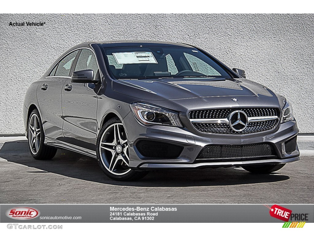 2015 CLA 250 - Mountain Grey Metallic / Black photo #1