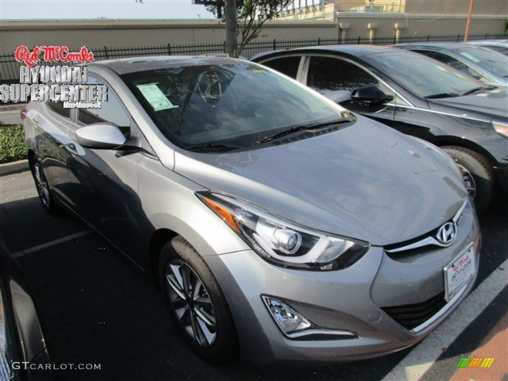2015 Elantra SE Sedan - Titanium Gray Metallic / Black photo #1