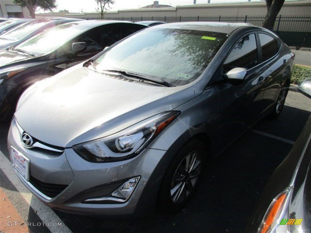 2015 Elantra SE Sedan - Titanium Gray Metallic / Black photo #2