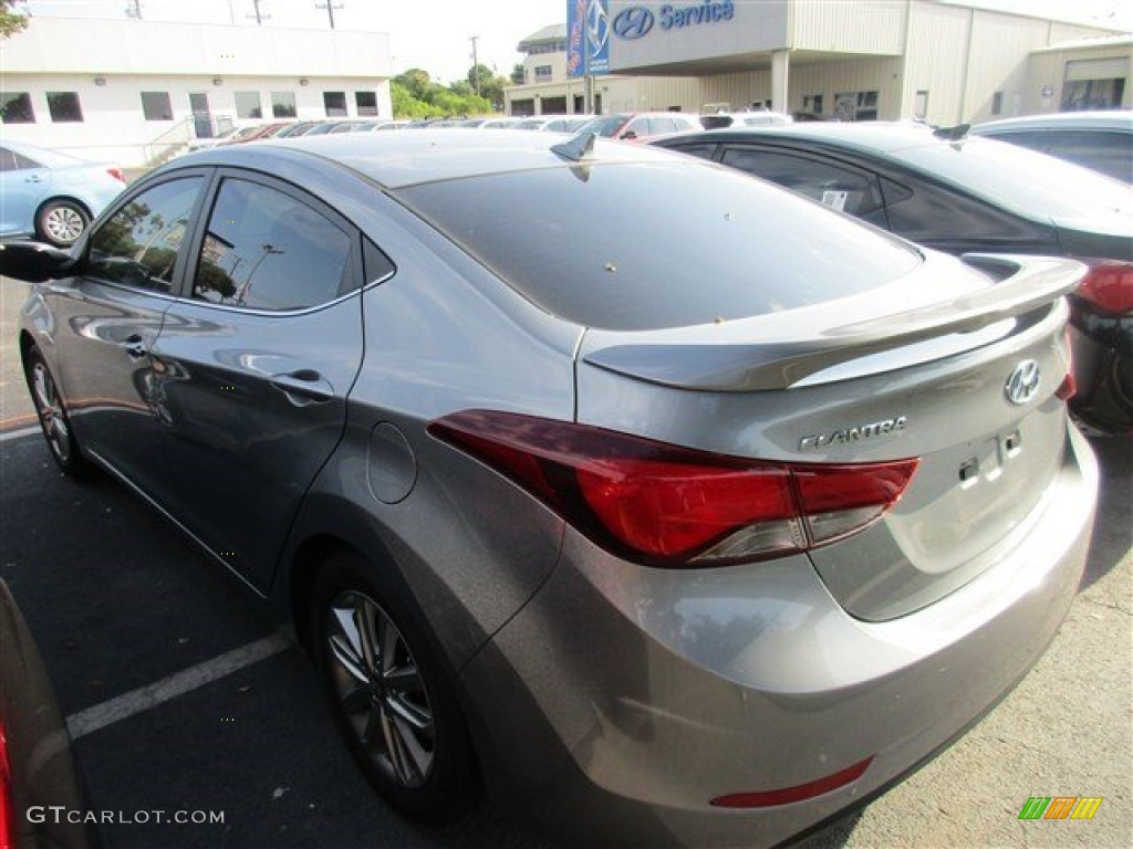 2015 Elantra SE Sedan - Titanium Gray Metallic / Black photo #4