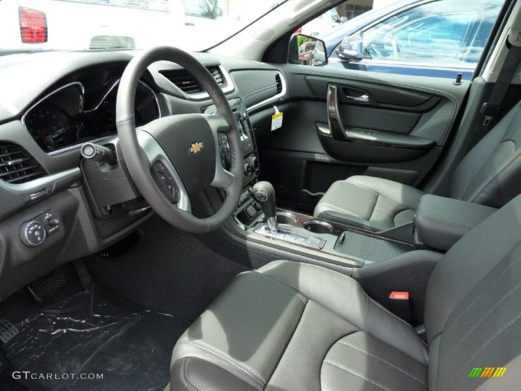 Ebony Interior 2016 Chevrolet Traverse LTZ AWD Photo #106349282