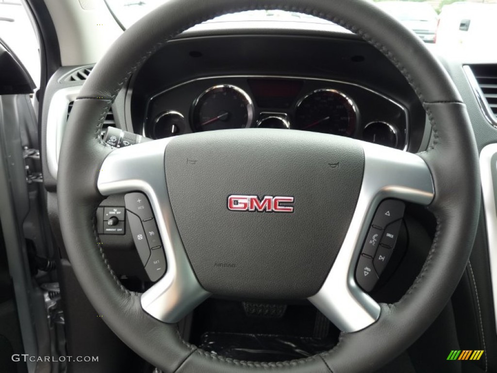2016 GMC Acadia SLE AWD Ebony Steering Wheel Photo #106349465