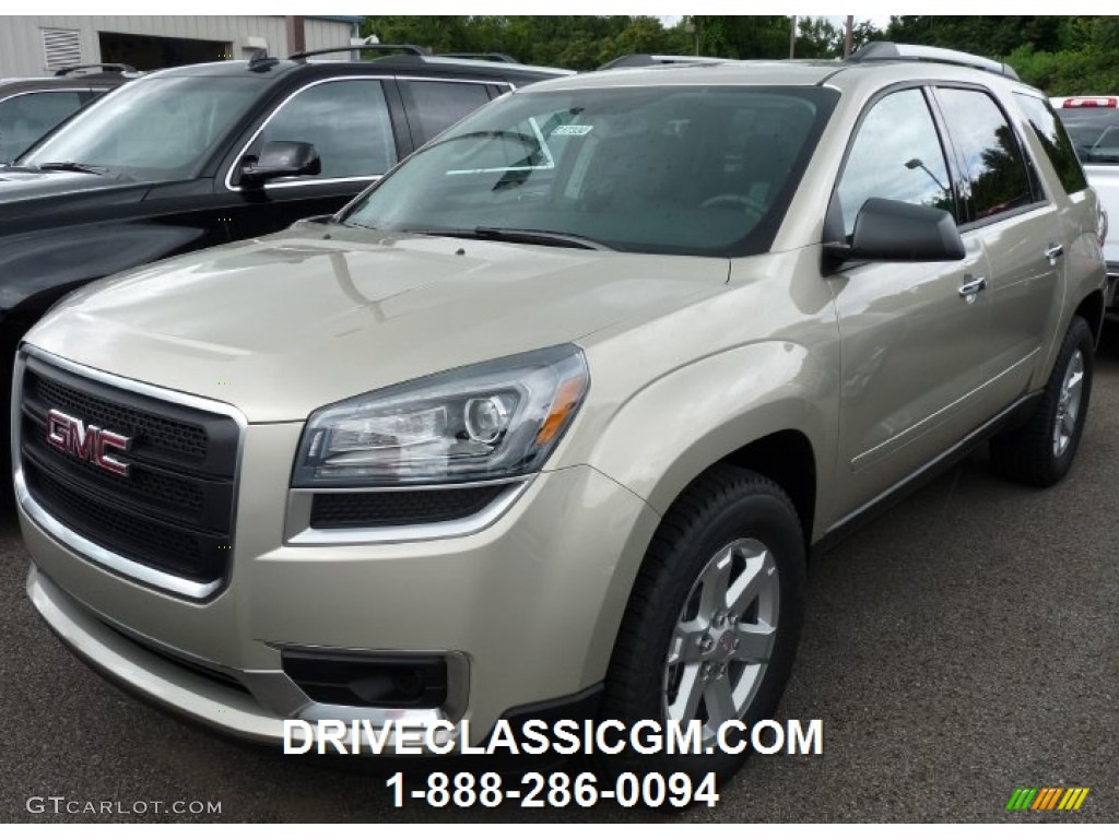 Sparkling Silver Metallic GMC Acadia