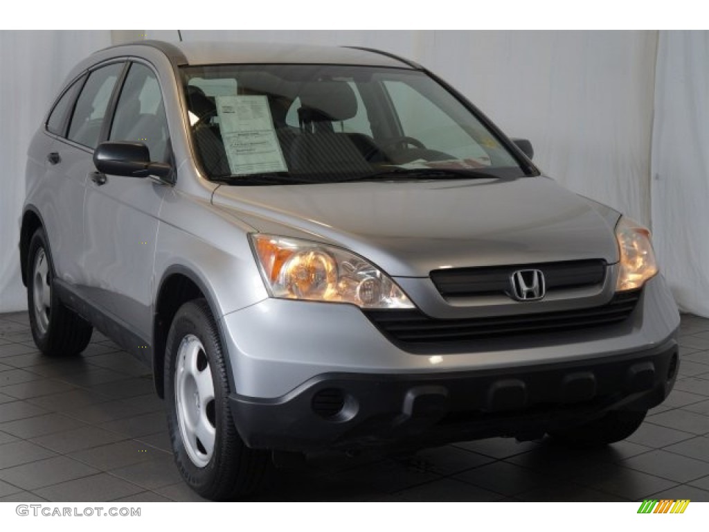 2008 CR-V LX - Whistler Silver Metallic / Gray photo #2