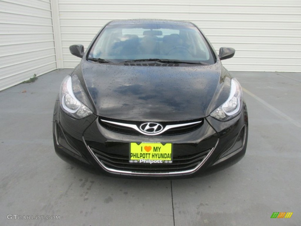 2016 Elantra SE - Phantom Black / Gray photo #8