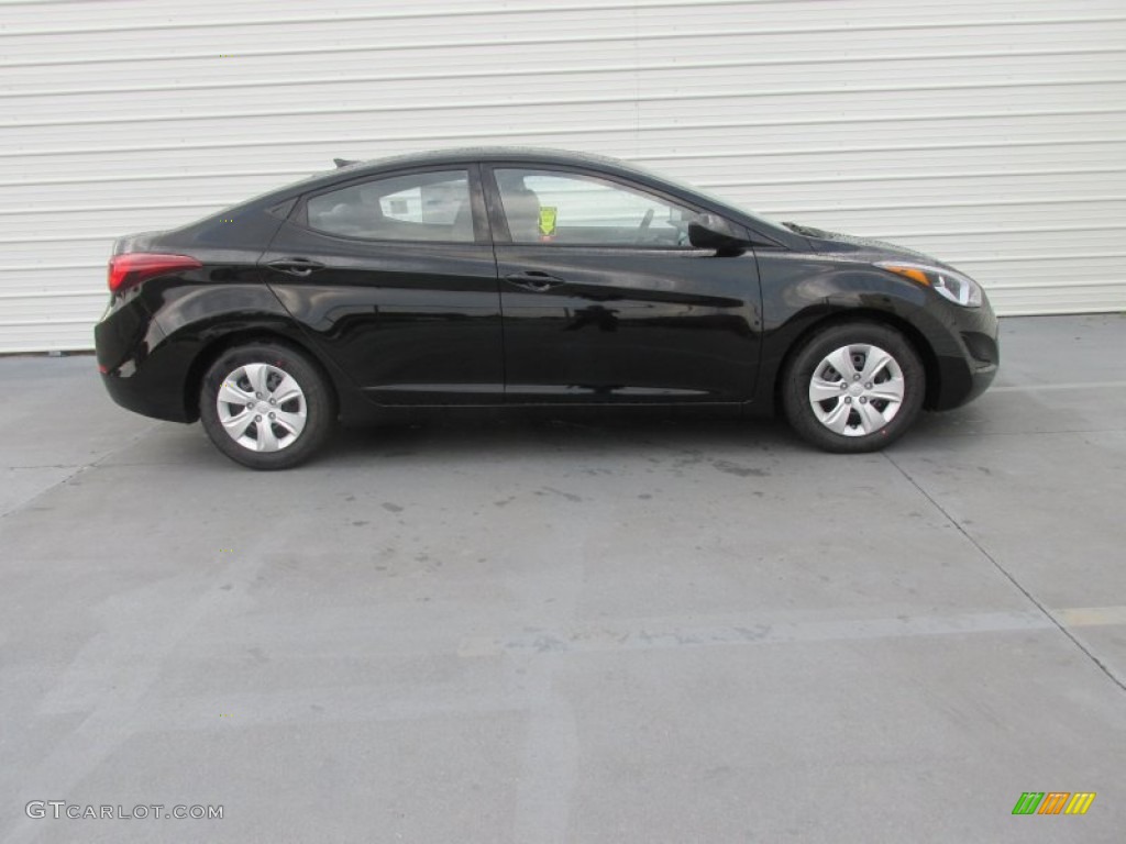 2016 Elantra SE - Phantom Black / Gray photo #3