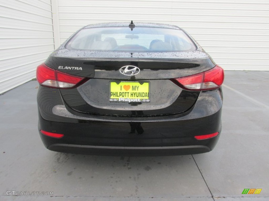 2016 Elantra SE - Phantom Black / Gray photo #5