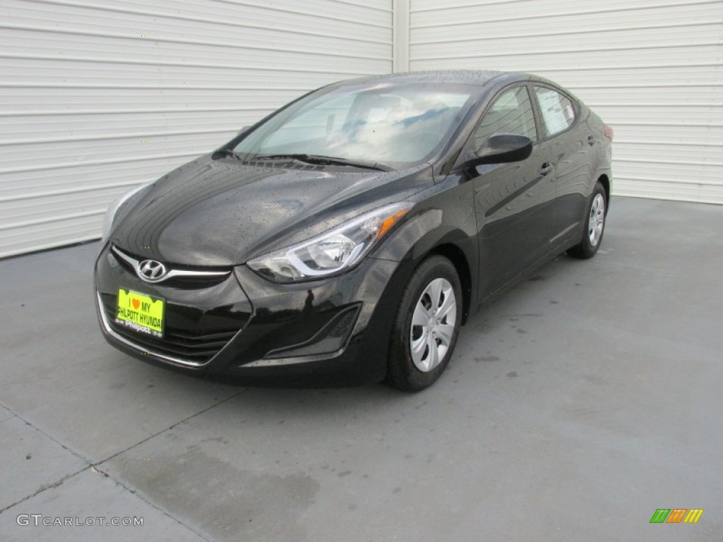 2016 Elantra SE - Phantom Black / Gray photo #7
