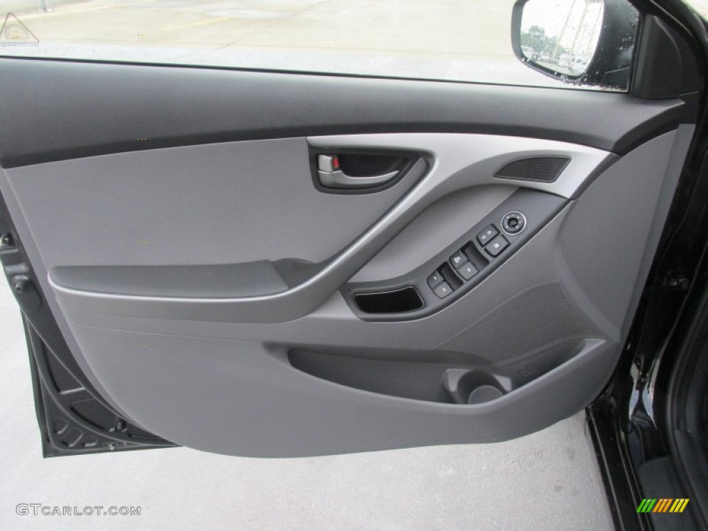 2016 Elantra SE - Phantom Black / Gray photo #19