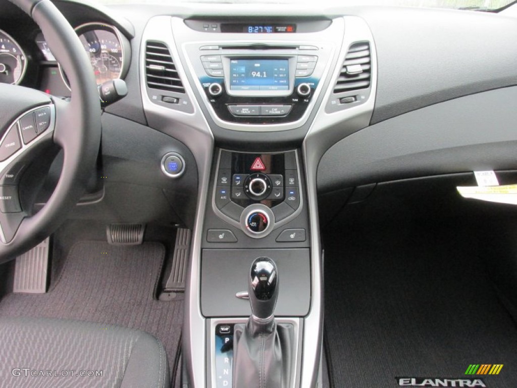 2016 Elantra Value Edition - Phantom Black / Black photo #25