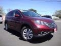 2013 Basque Red Pearl II Honda CR-V EX-L  photo #1