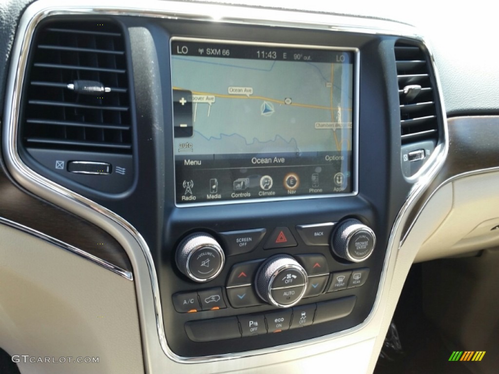 2015 Grand Cherokee Limited 4x4 - Granite Crystal Metallic / Black/Light Frost Beige photo #10