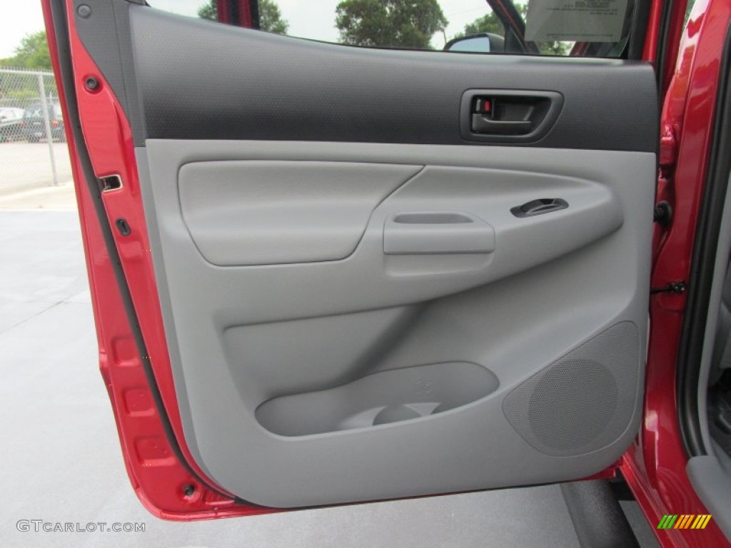 2015 Toyota Tacoma V6 PreRunner Double Cab Graphite Door Panel Photo #106353506