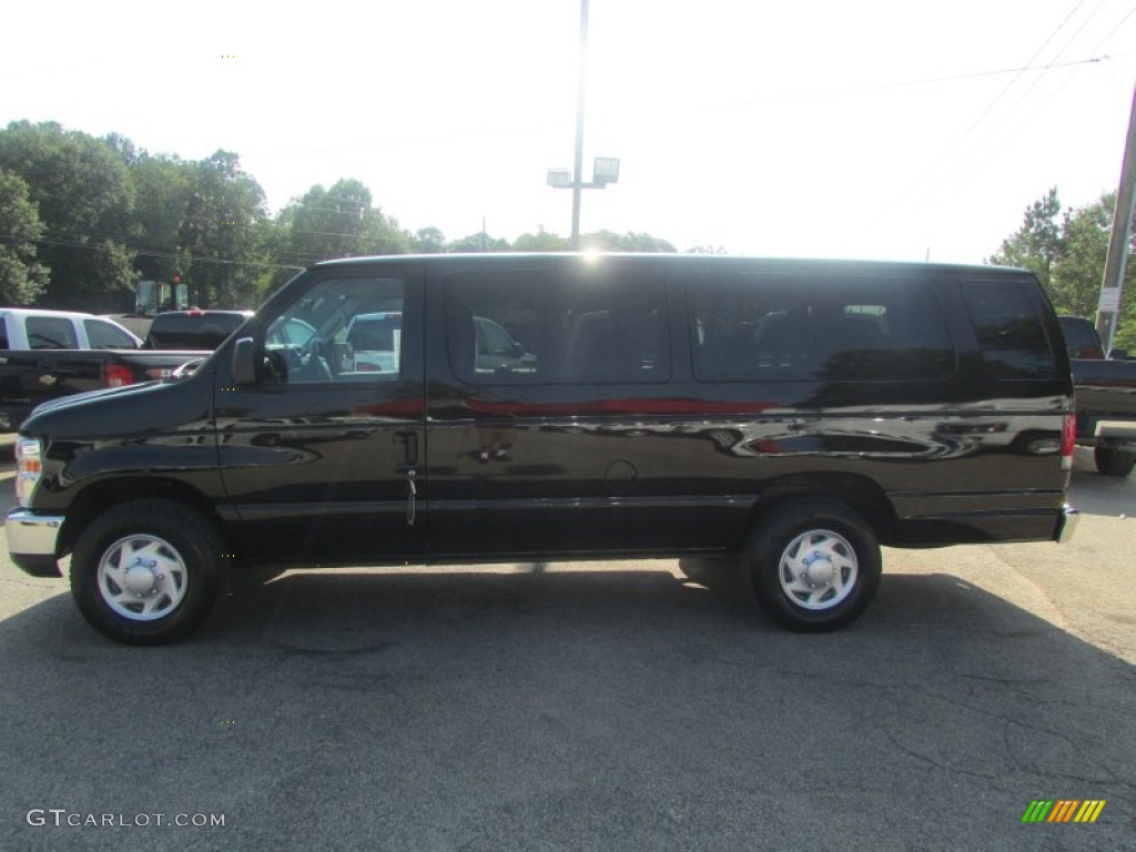 2013 E Series Van E350 XLT Extended Passenger - Dark Blue Pearl / Medium Flint photo #4