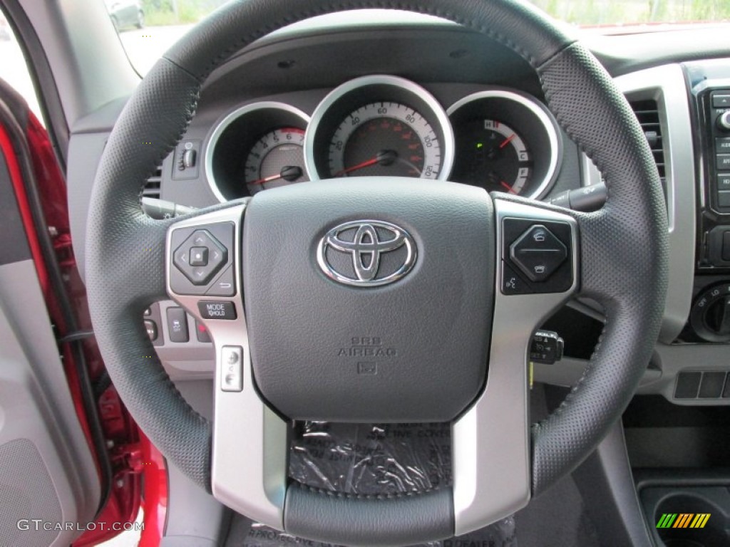 2015 Toyota Tacoma V6 PreRunner Double Cab Steering Wheel Photos