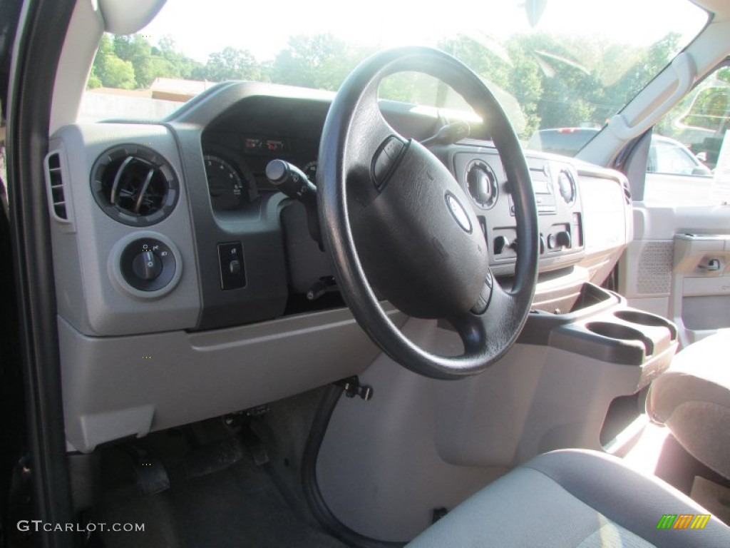 2013 E Series Van E350 XLT Extended Passenger - Dark Blue Pearl / Medium Flint photo #47