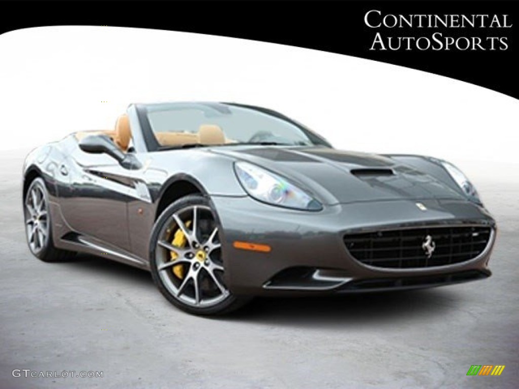 2010 California  - Grigio Silverstone (Dark Grey Metallic) / Beige photo #1