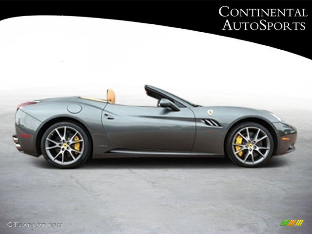2010 California  - Grigio Silverstone (Dark Grey Metallic) / Beige photo #2