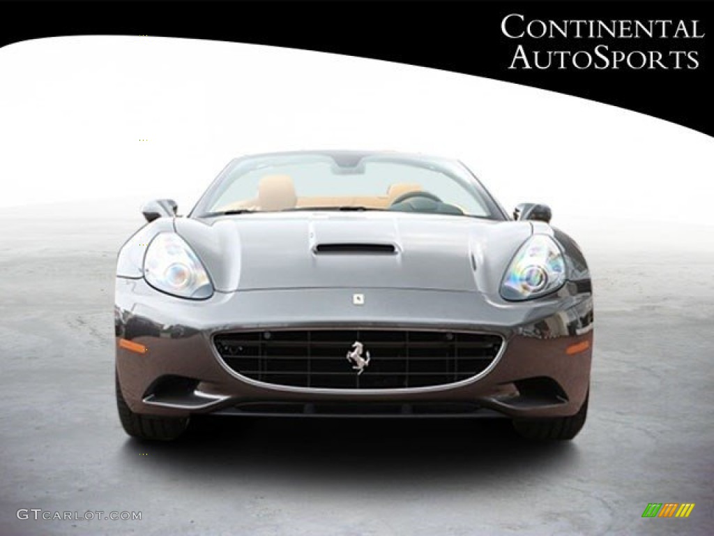 2010 California  - Grigio Silverstone (Dark Grey Metallic) / Beige photo #6