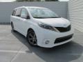 2015 Super White Toyota Sienna SE  photo #1