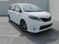 2015 Super White Toyota Sienna SE  photo #2