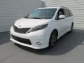 2015 Super White Toyota Sienna SE  photo #7