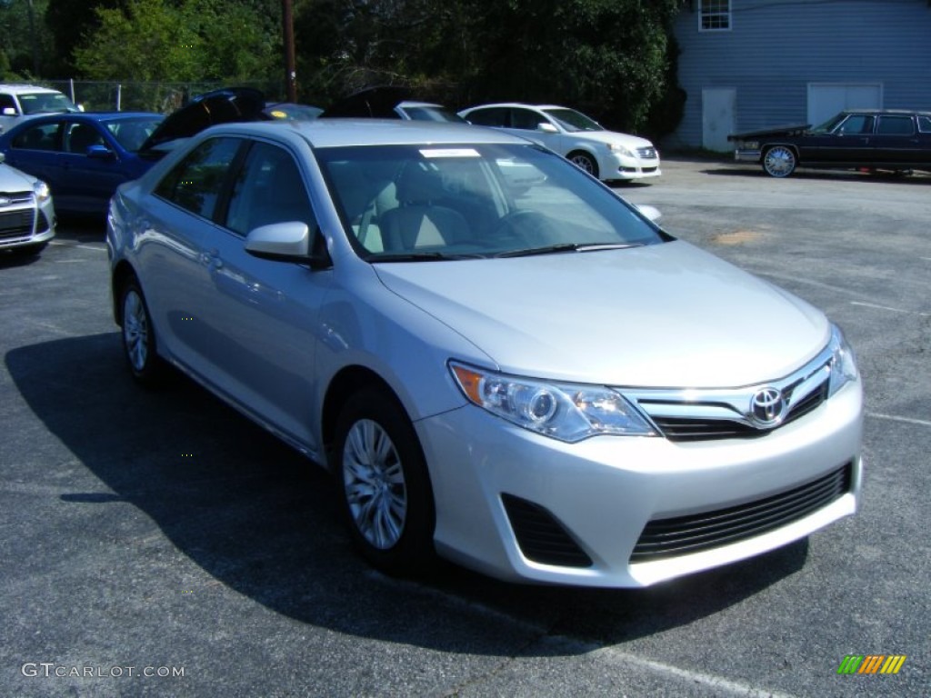 2014 Camry LE - Classic Silver Metallic / Ivory photo #1