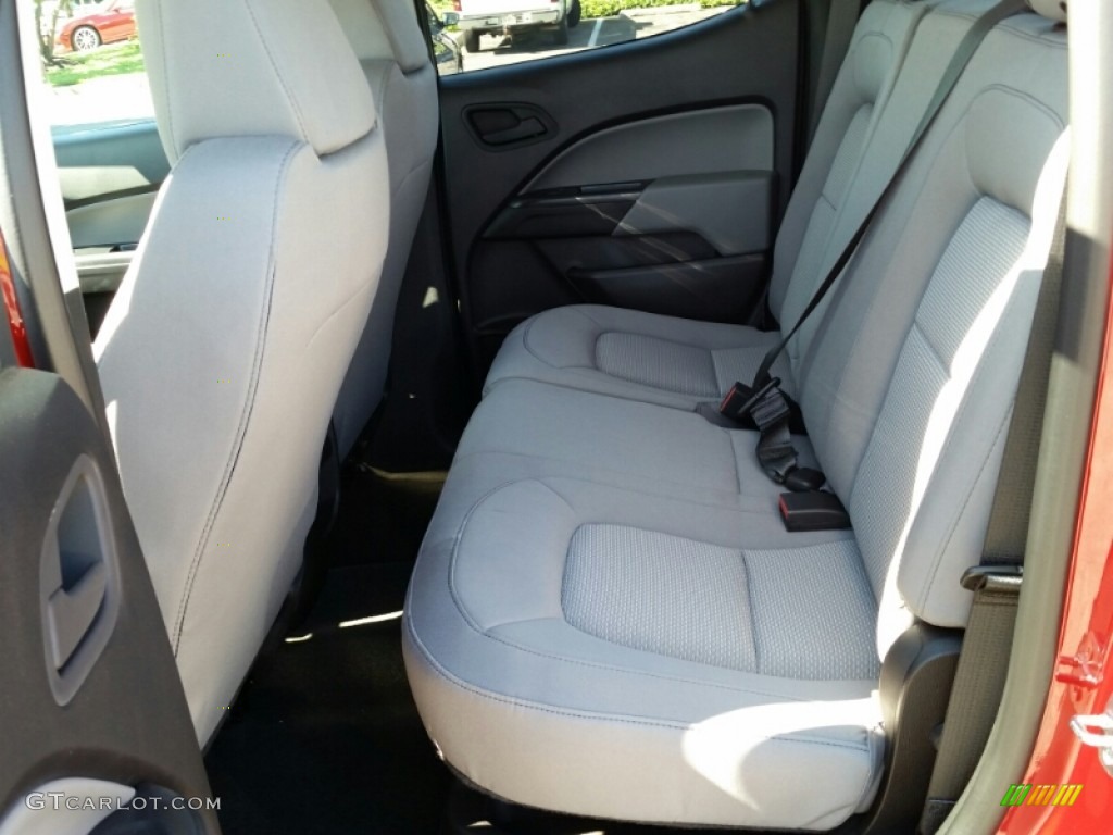 2015 Chevrolet Colorado WT Crew Cab Rear Seat Photo #106357355