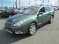 2011 Cypress Green Pearl Subaru Outback 2.5i Limited Wagon  photo #2