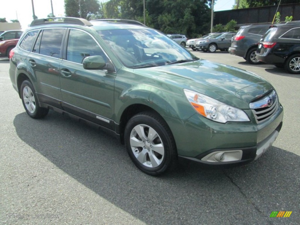 2011 Outback 2.5i Limited Wagon - Cypress Green Pearl / Warm Ivory photo #4