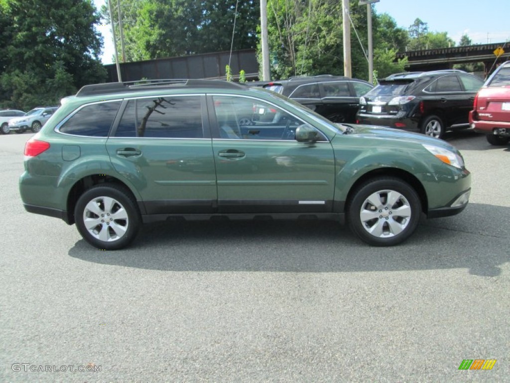 2011 Outback 2.5i Limited Wagon - Cypress Green Pearl / Warm Ivory photo #5