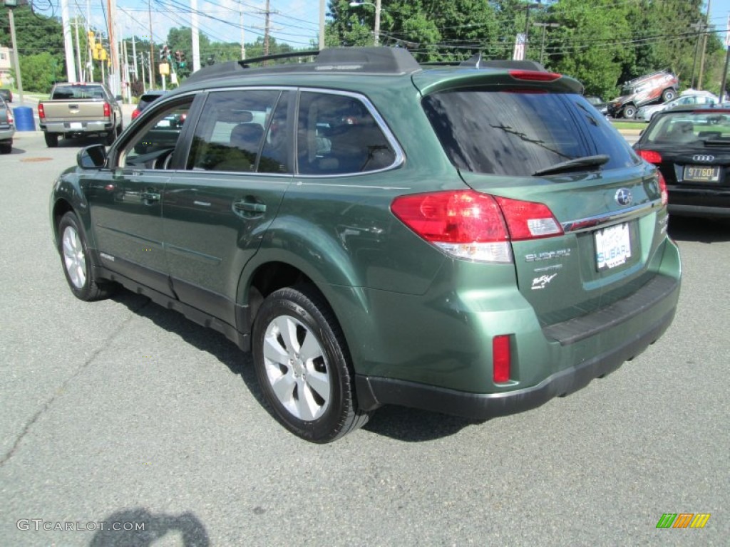 2011 Outback 2.5i Limited Wagon - Cypress Green Pearl / Warm Ivory photo #8