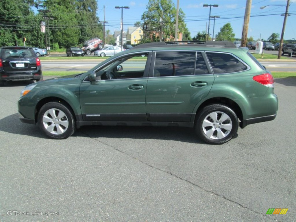 2011 Outback 2.5i Limited Wagon - Cypress Green Pearl / Warm Ivory photo #9