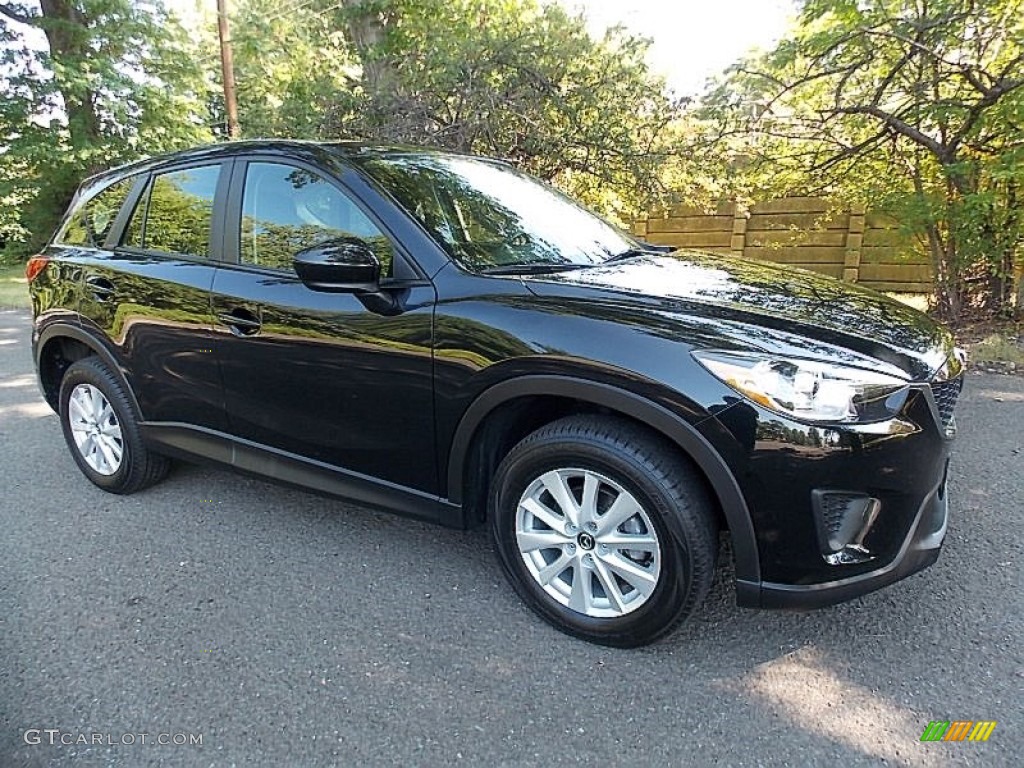 Jet Black Mica 2014 Mazda CX-5 Sport AWD Exterior Photo #106357781