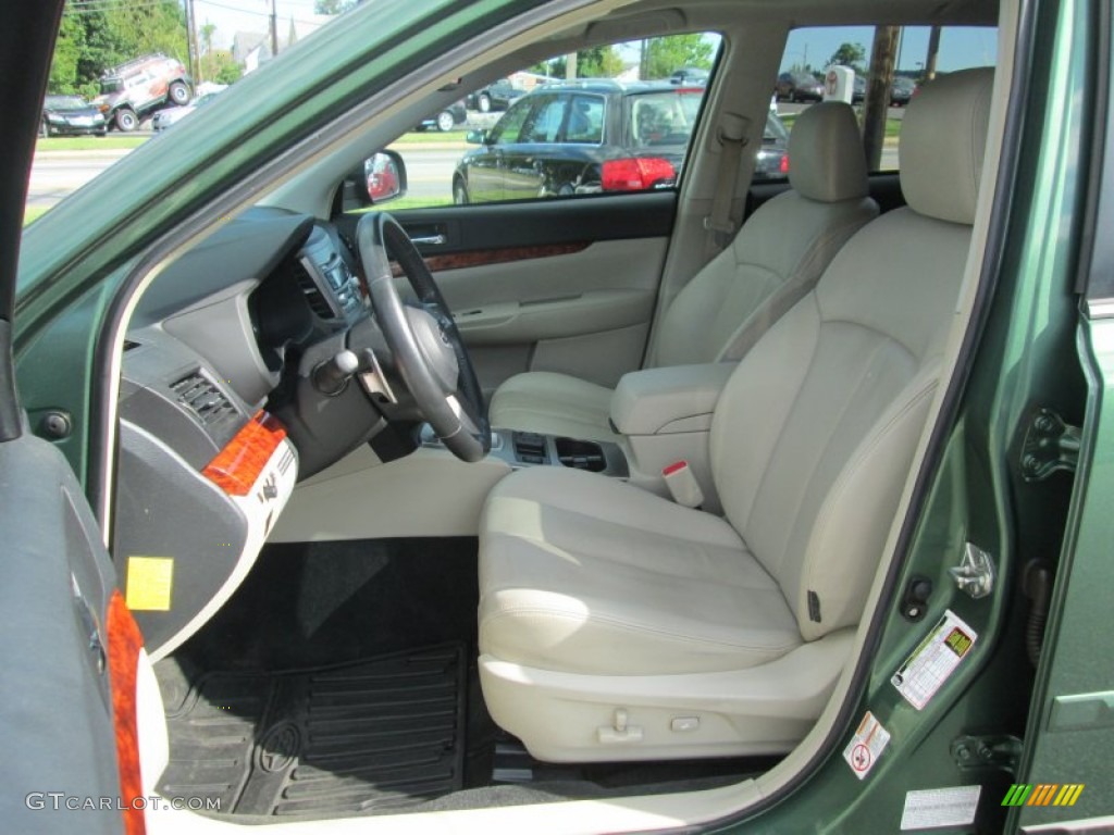 2011 Outback 2.5i Limited Wagon - Cypress Green Pearl / Warm Ivory photo #11