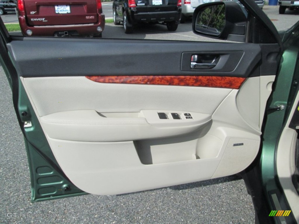 2011 Outback 2.5i Limited Wagon - Cypress Green Pearl / Warm Ivory photo #12