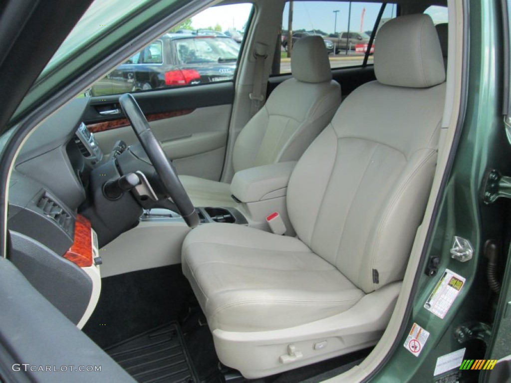 2011 Outback 2.5i Limited Wagon - Cypress Green Pearl / Warm Ivory photo #14