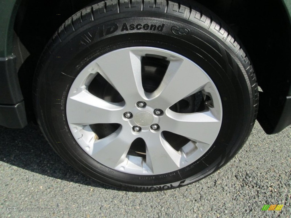 2011 Outback 2.5i Limited Wagon - Cypress Green Pearl / Warm Ivory photo #22